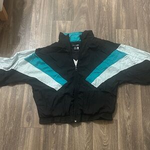 Pierre Cardin Black and Teal Jacket